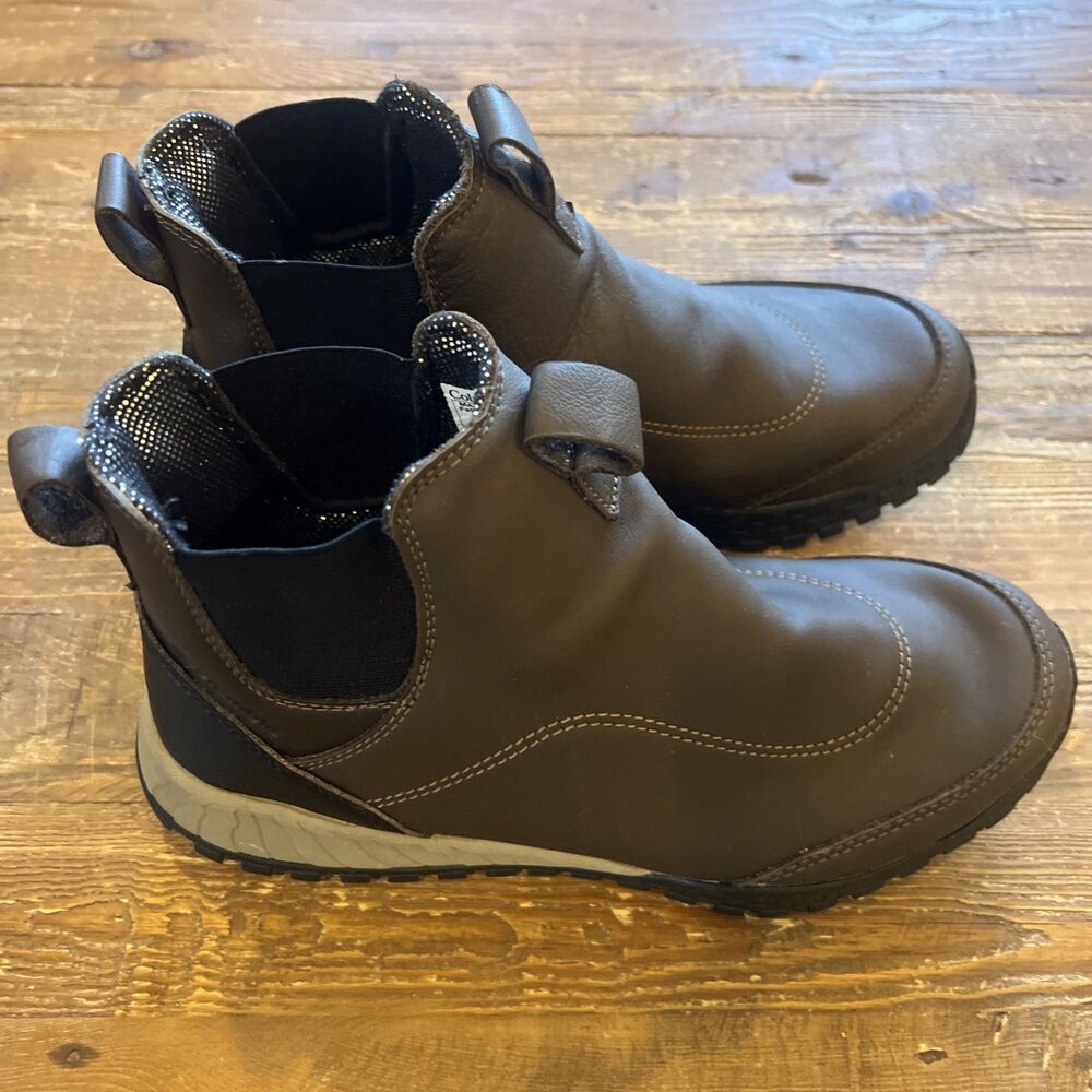 Columbia Men Fairbanks Rover Chelsea WP Insulated Boot Brown Size 8 NEW NO BOX